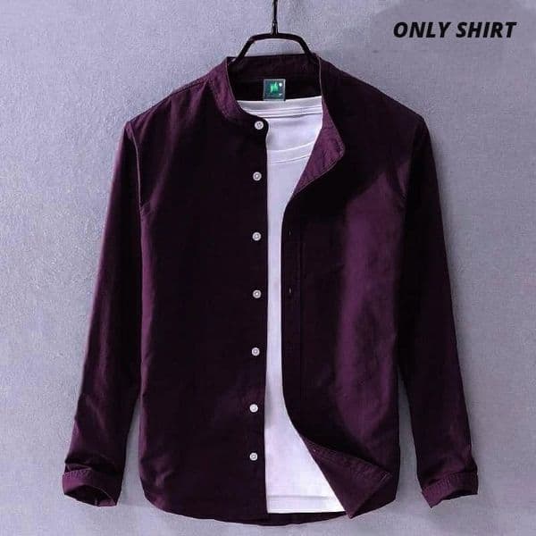 Premium Stylish Ban Colour Shirt - Image 9