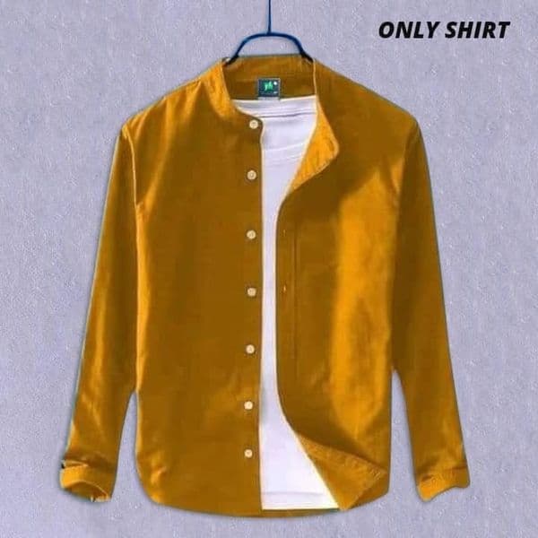 Premium Stylish Ban Colour Shirt - Image 2