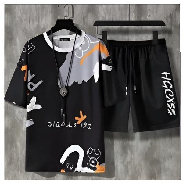 Combo Half T-Shirt And 3 Quarter Pants - Image 1