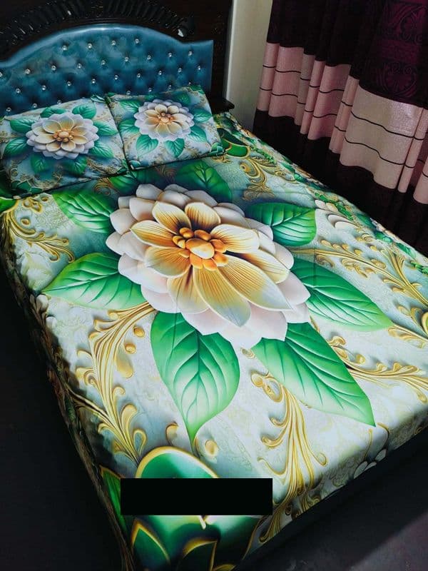 Primium 3D Bedsheet Four Piece Set - Image 4