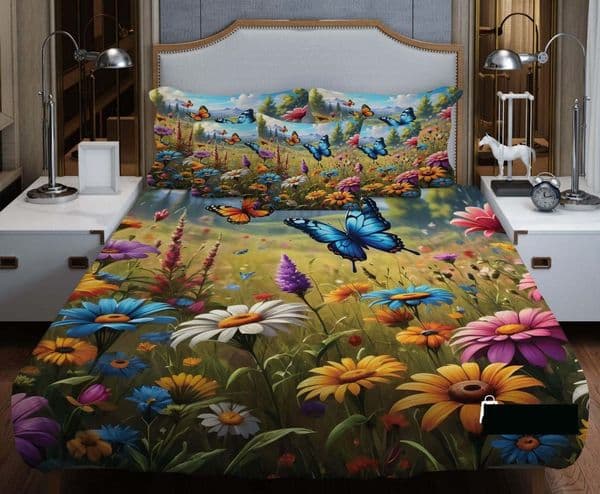 Primium 3D Bedsheet Four Piece Set - Image 6