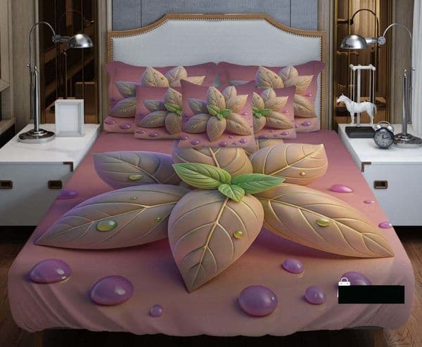 Primium 3D Bedsheet Four Piece Set - Image 9