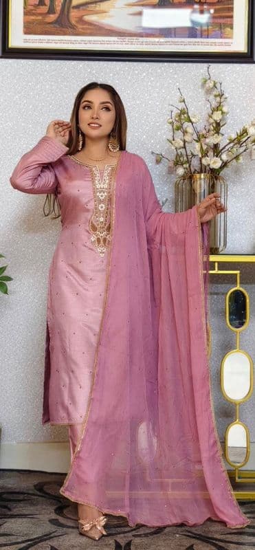 Embroidery Three Piece - Image 1