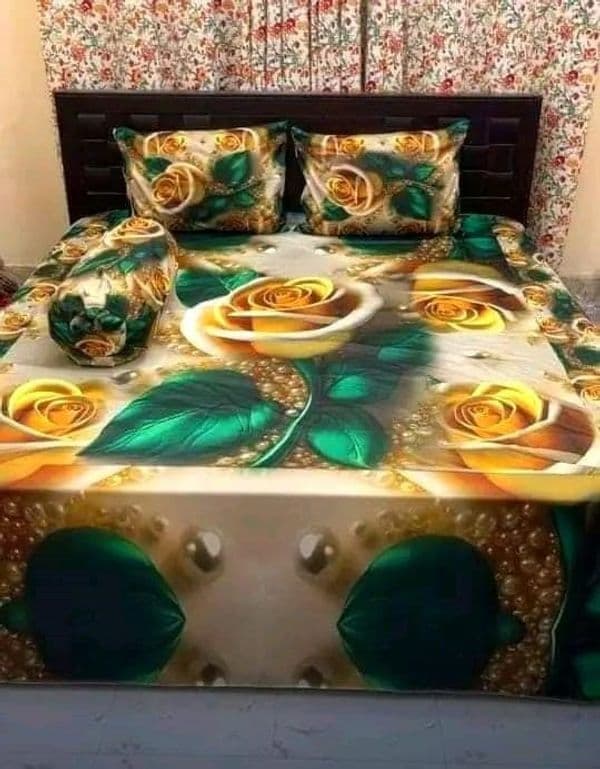 Primium 3D Bedsheet Four Piece Set - Image 13